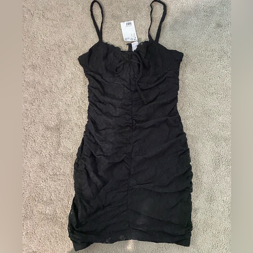 Black Tight Mini Dress